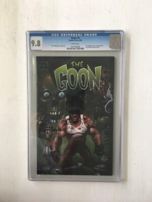 Goon #1 CGC 9.8 White Pages (Avatar Press) First Goon Appearance